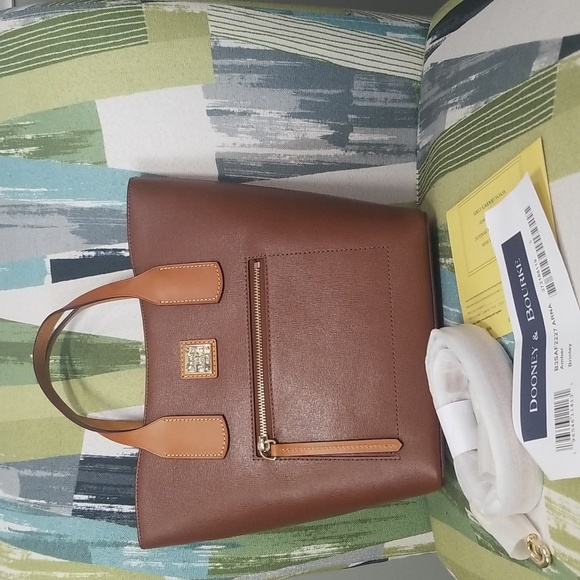 Dooney & Bourke Saffino Brinley In Amber Shoulder Bag Crossbody Purse - Picture 2 of 12